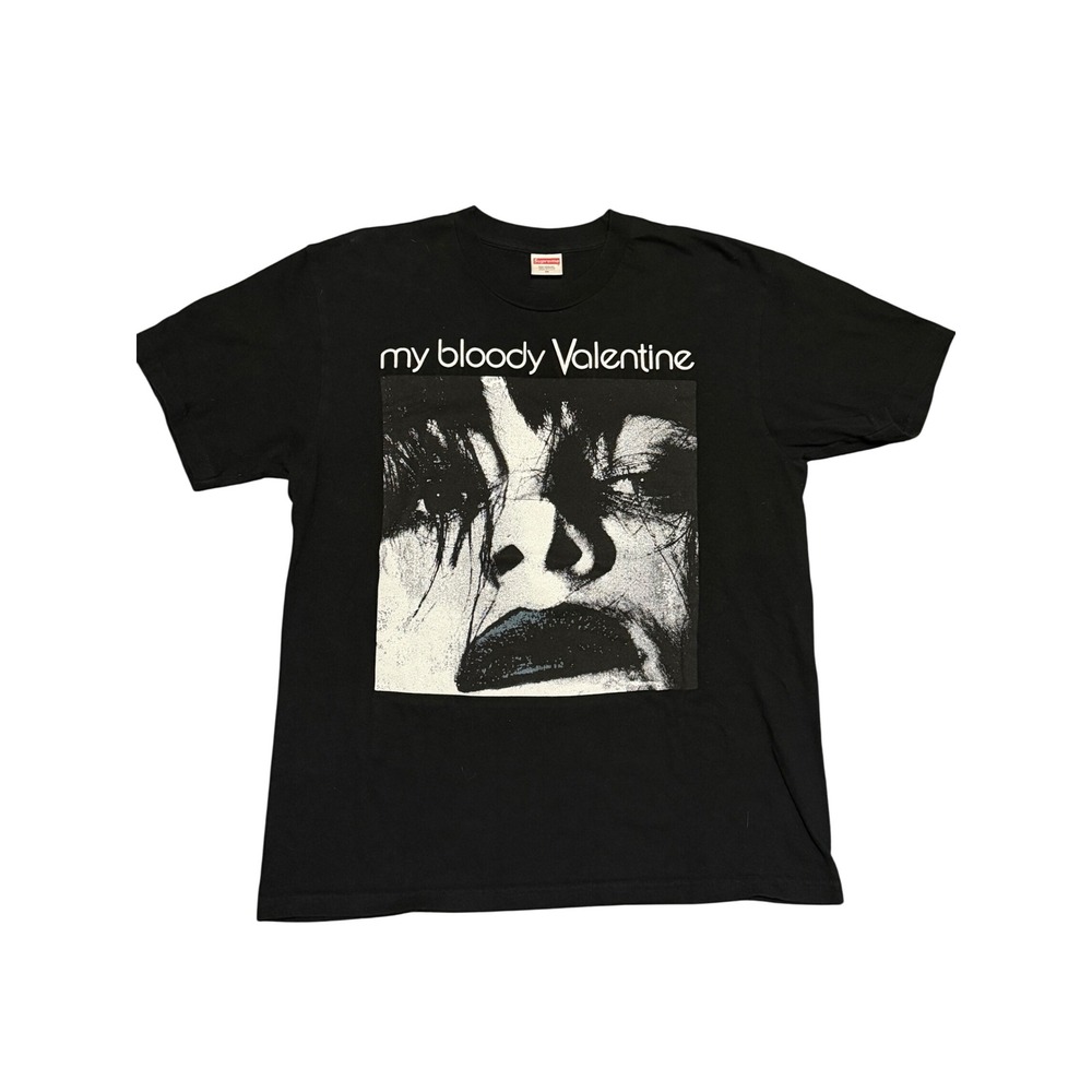Supreme My Bloody Valentine Feed Me With Your Kiss Tee Black Mens Medium T-Shirt